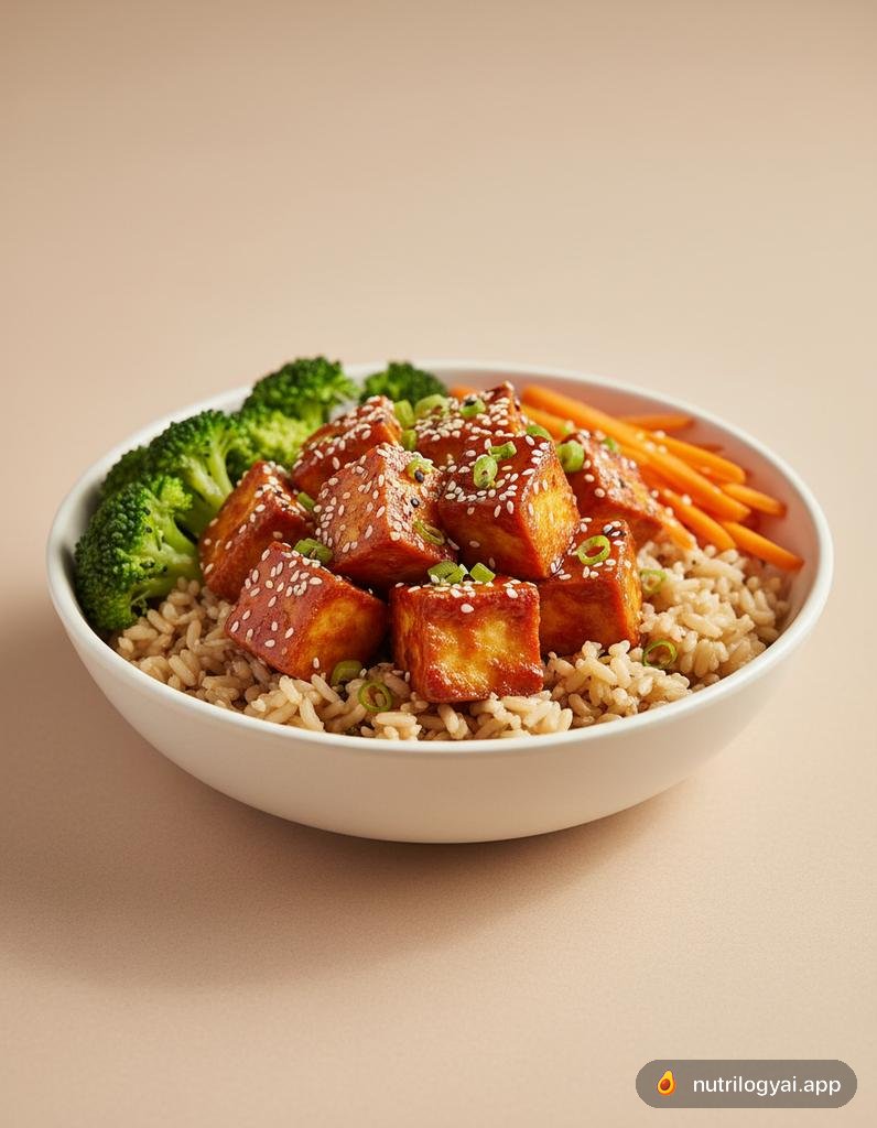 Tazón de Tofu Sriracha