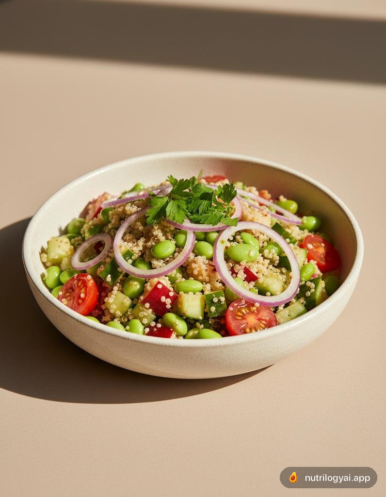 Quinoa-Edamame-Salat