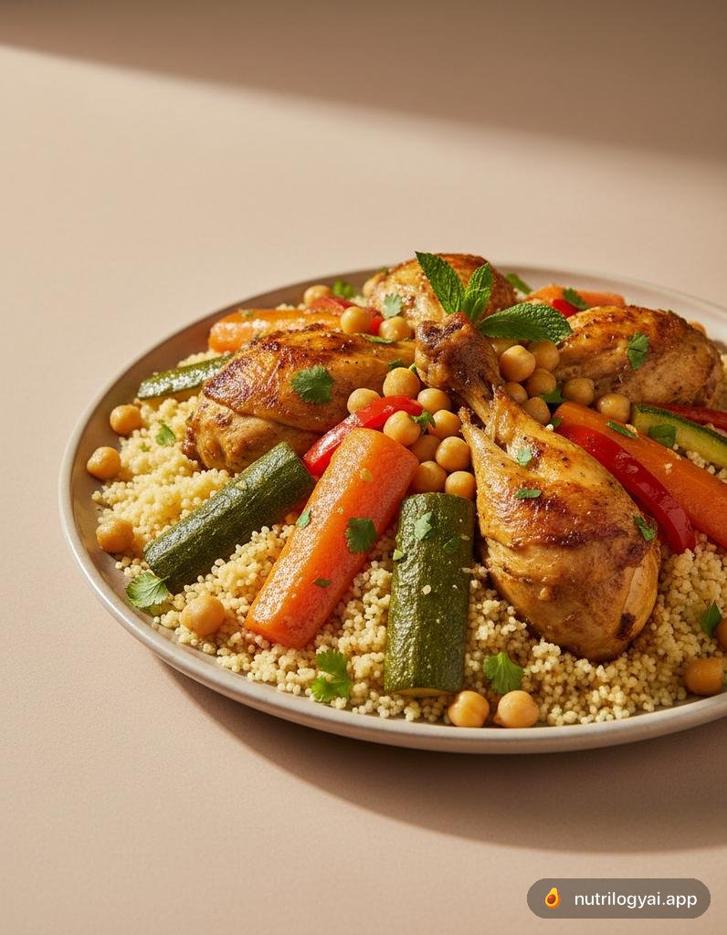 Couscous con pollo
