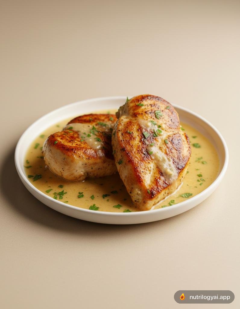 Pollo al burro all'aglio