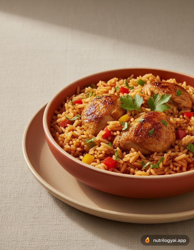 Riso Jollof al Pollo