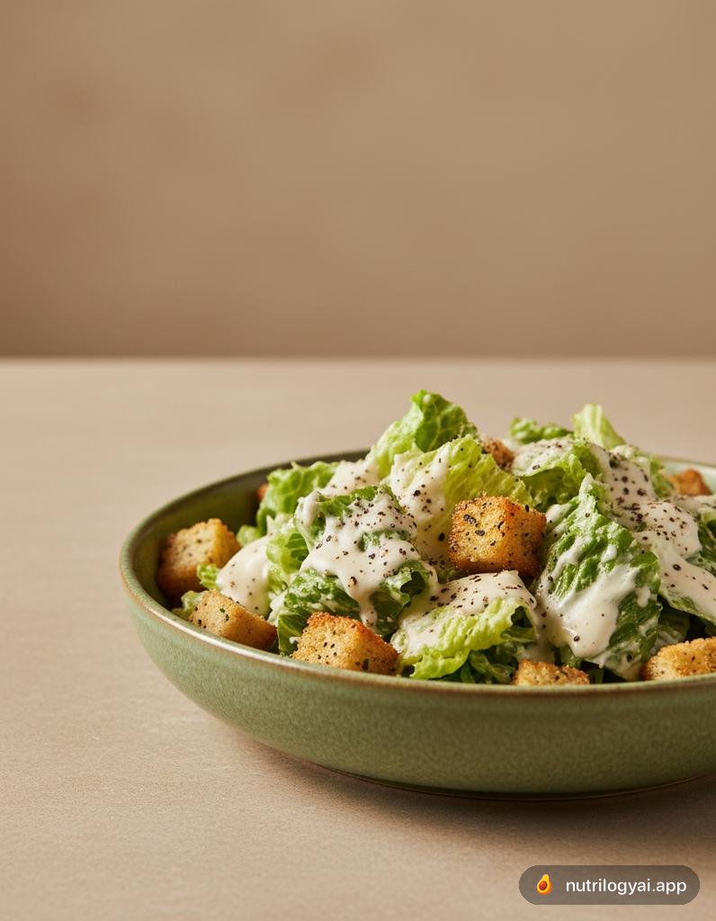 Salada Caesar Vegana