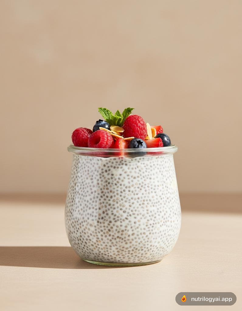 Pudding z nasion chia