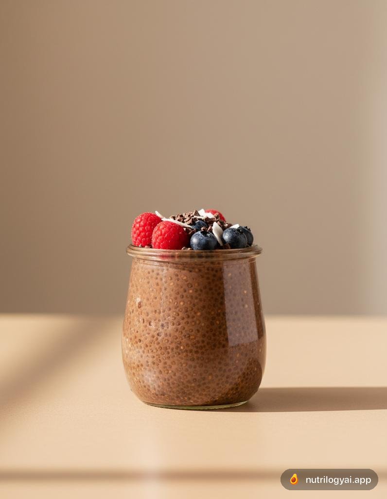 Pudín de Chía con Chocolate
