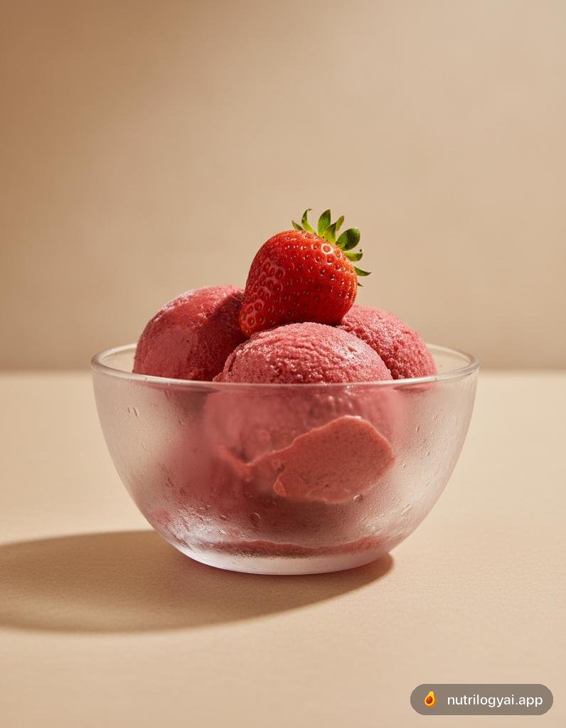 Sorbetto alla fragola