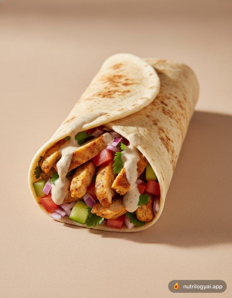 Shawarma z kurczakiem