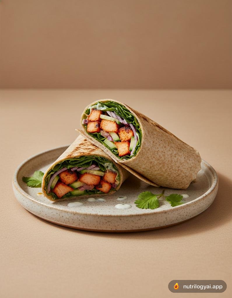 Tandoori Hähnchen Wrap