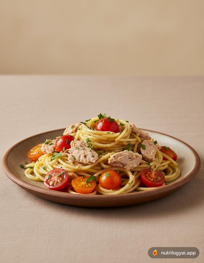 Spaghetti mit Thunfisch