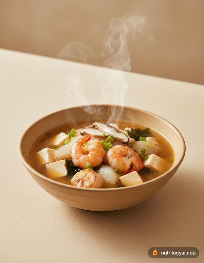 Zuppa Miso ai Frutti di Mare