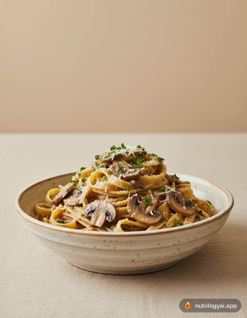 Fettuccine mit Pilzen